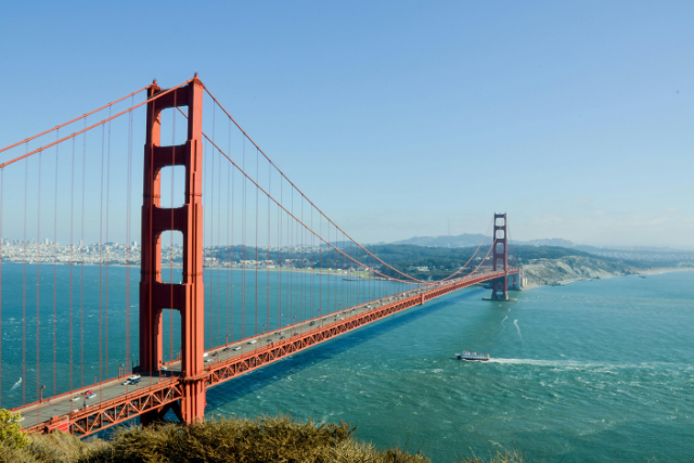 Golden Gate Bridge in San Francisco