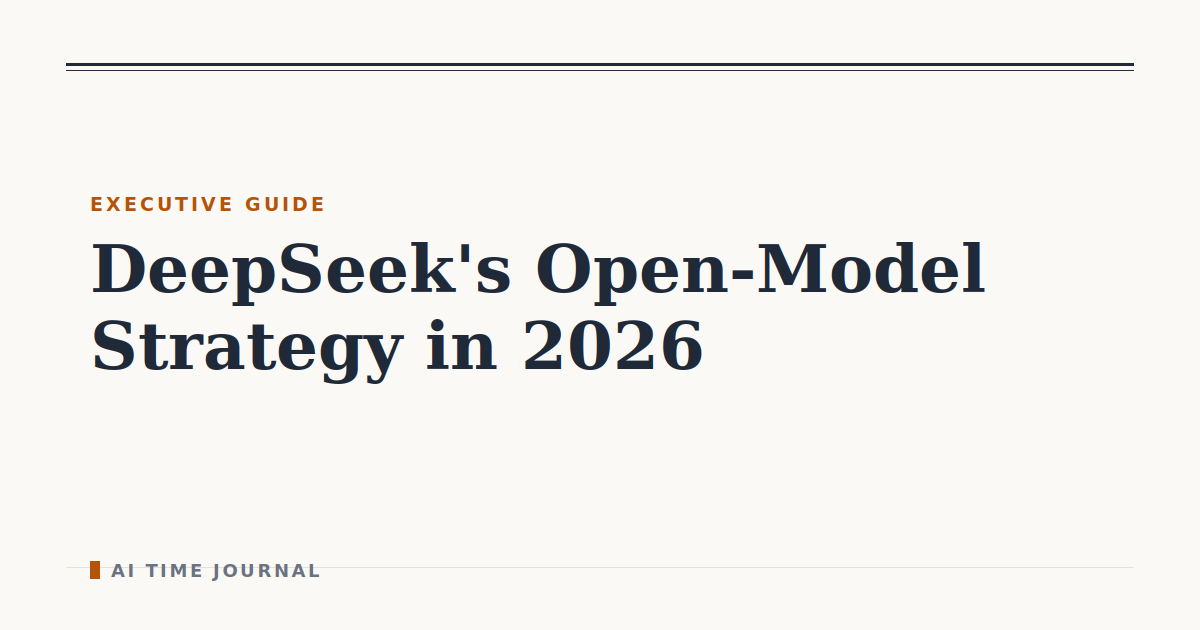 DeepSeek's Open-Model Strategy in 2026