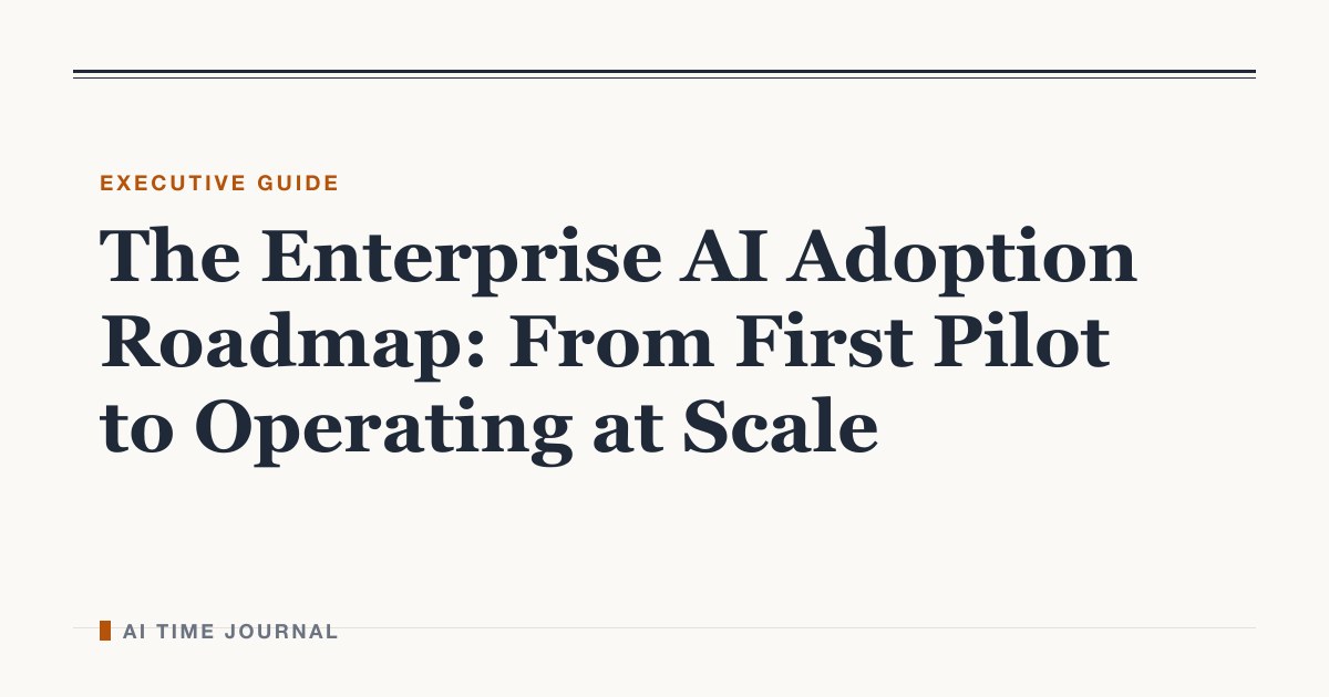 The Enterprise AI Adoption Roadmap: From First Pilot to Operating at Scale
