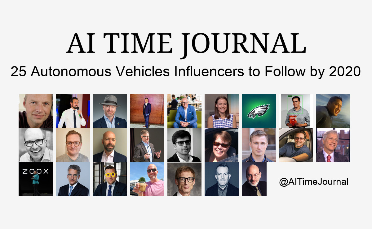 25 Autonomous Vehicles Influencers to Follow by 2020