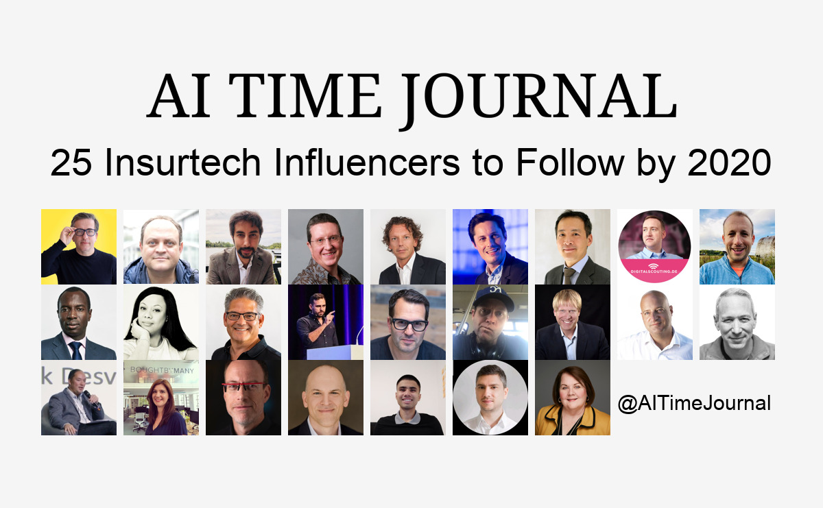 25 Insurtech Influencers to Follow By 2020