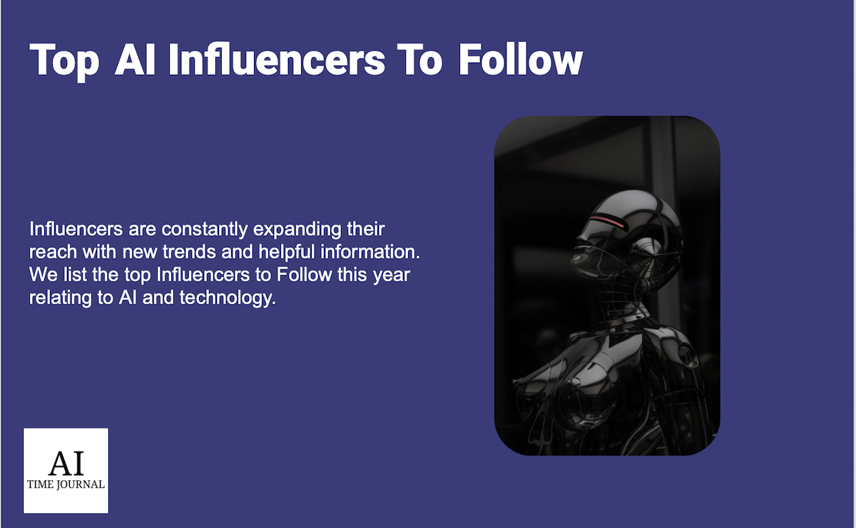 10 AI Influencers To Follow In 2024