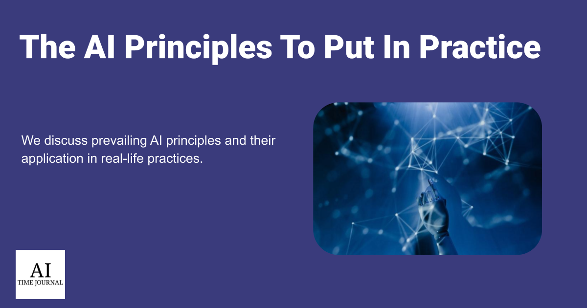 The AI Principles To Put In Practice