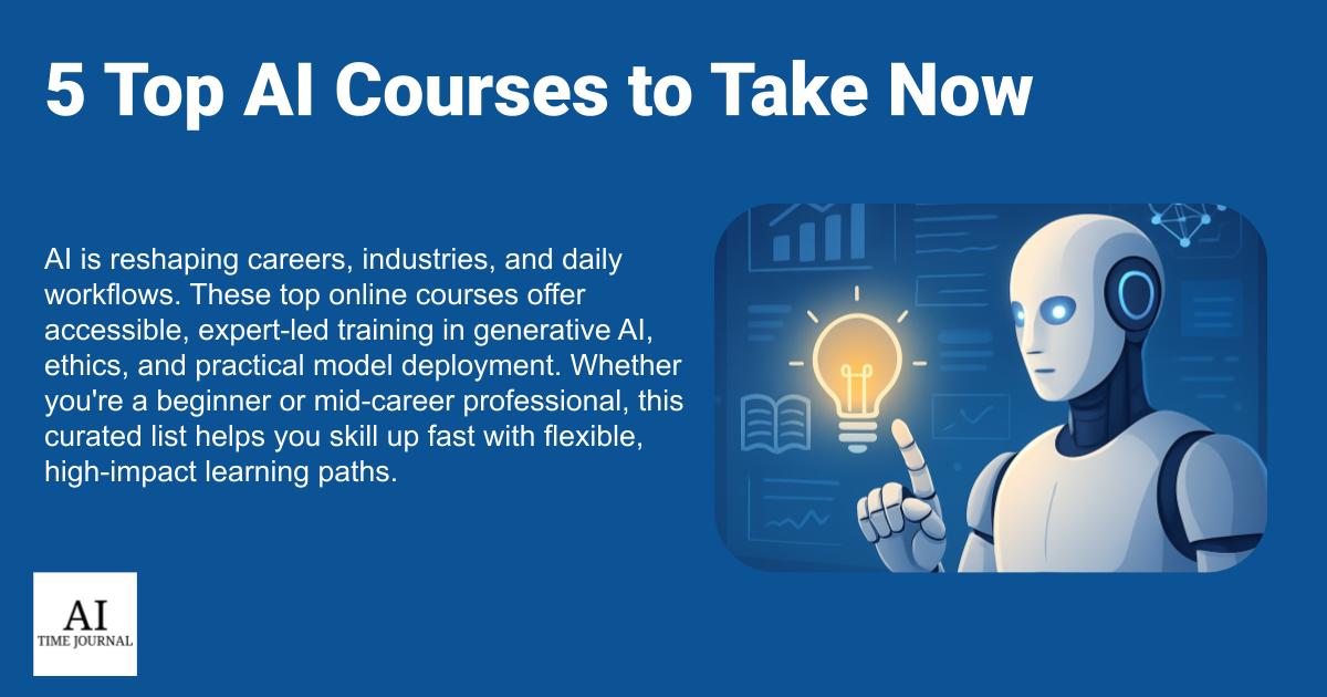 5 Top AI Courses to Take in 2025